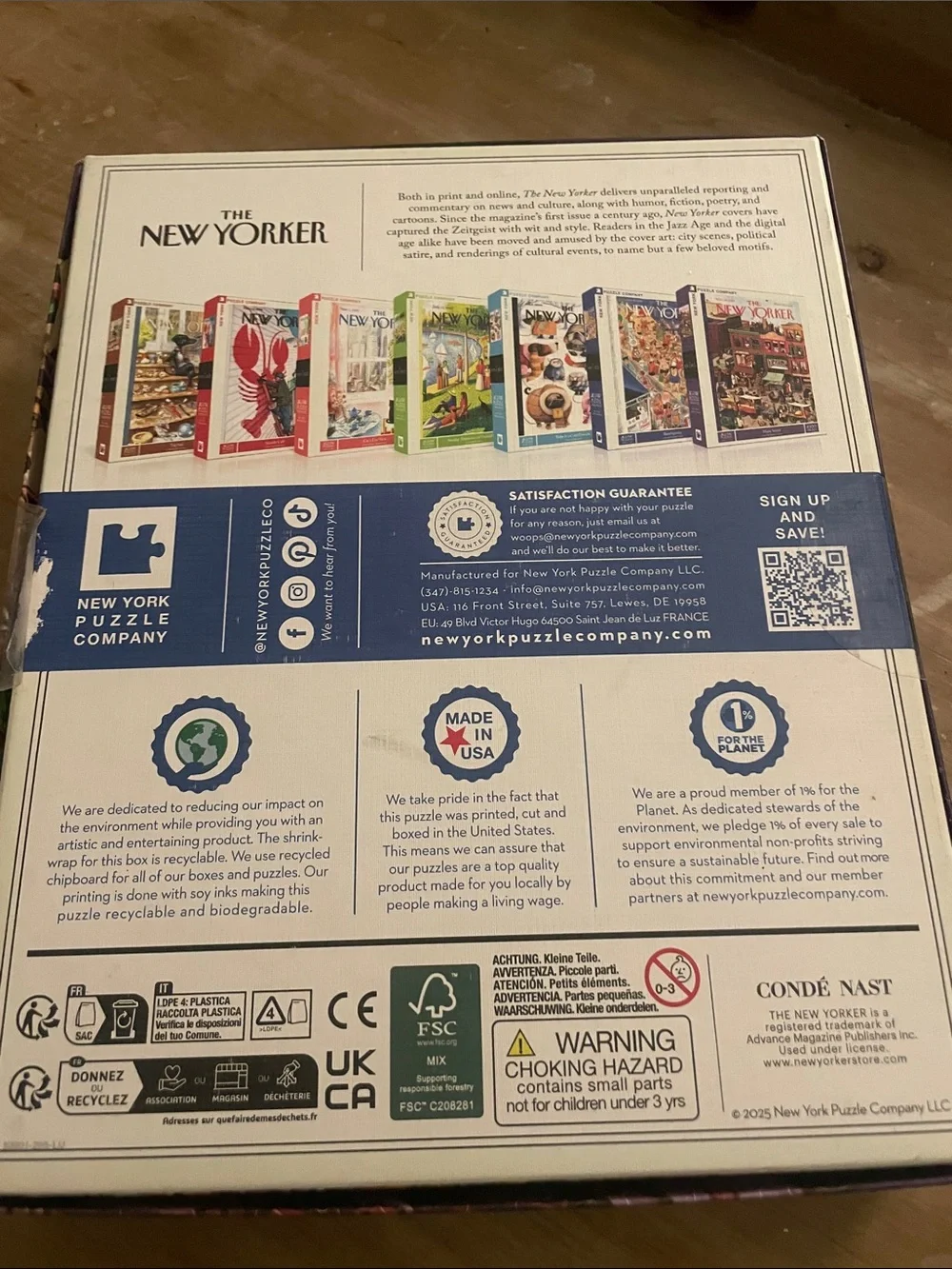 The New Yorker Main Street 1000-Piece Kids Jigsaw  - Multicolor the puzzle co